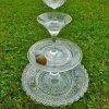 Etageren aus Glas